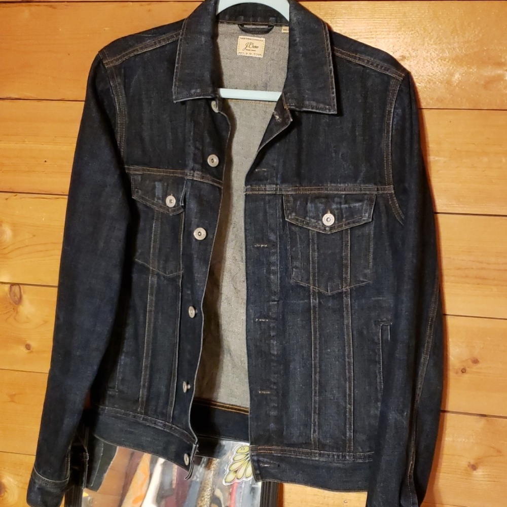 J crew dark denim jacket